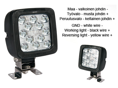 LED work/reversing light 17w
