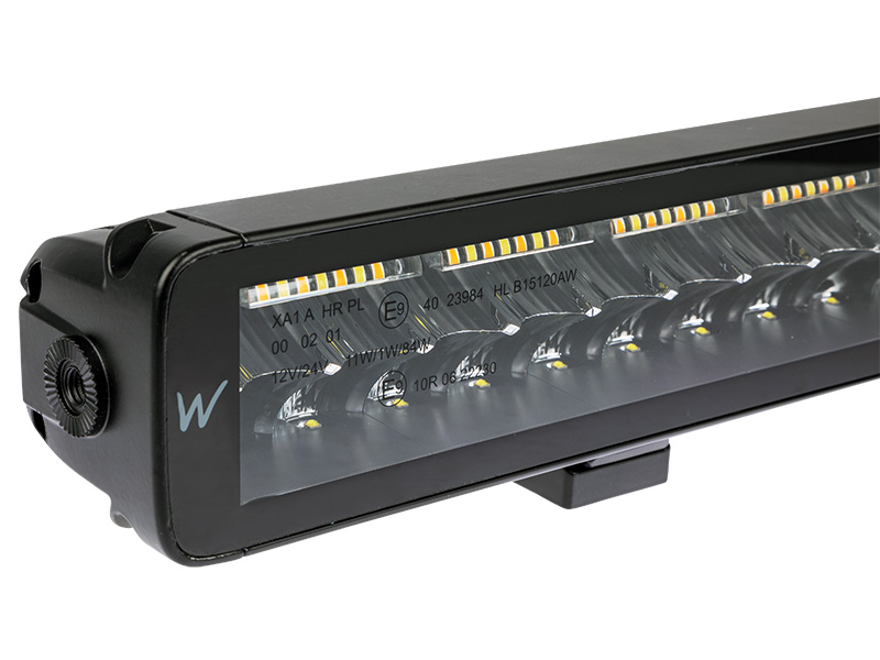 W-Light driving light with warning flashers (1605-NS3852)