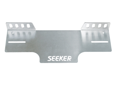 SEEKER number plate mount (Silver)
