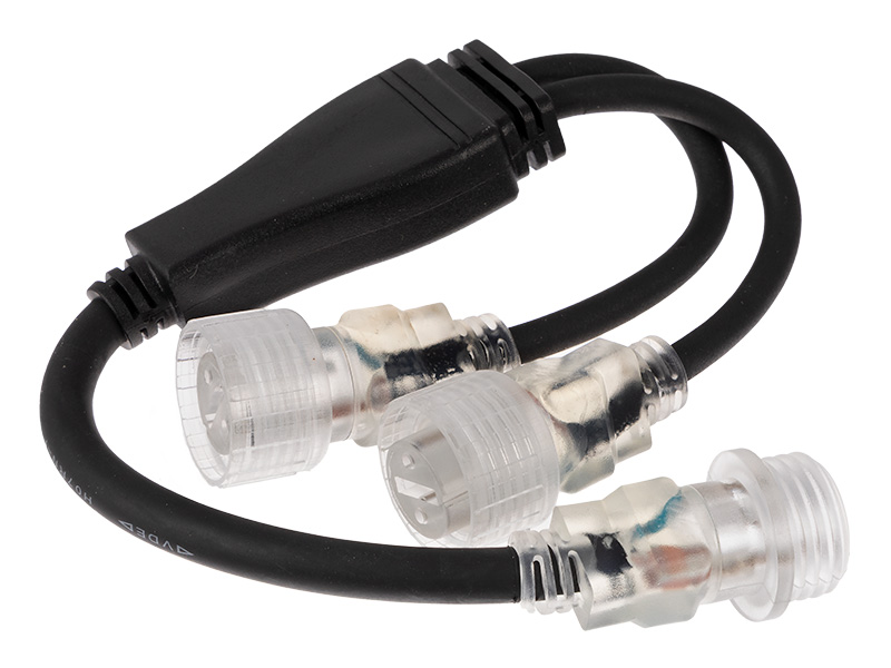 Y-splitter for two light strips