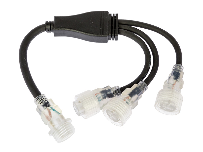 Y-splitter for three light strips