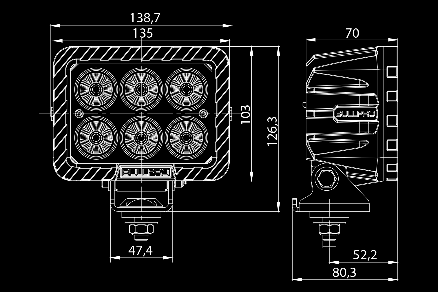 OCEAN VISION 120W (Wide beam)
