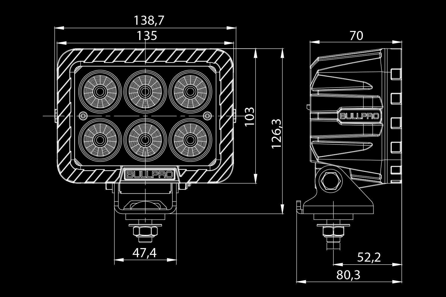 OCEAN VISION 120W (Spot beam)