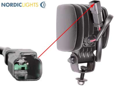 NORDIC LIGHTS 24W WITH RED LENS