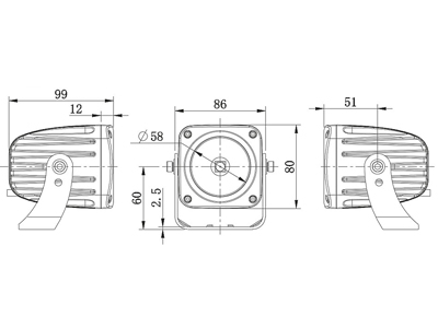 SAE 25W (Spot beam)