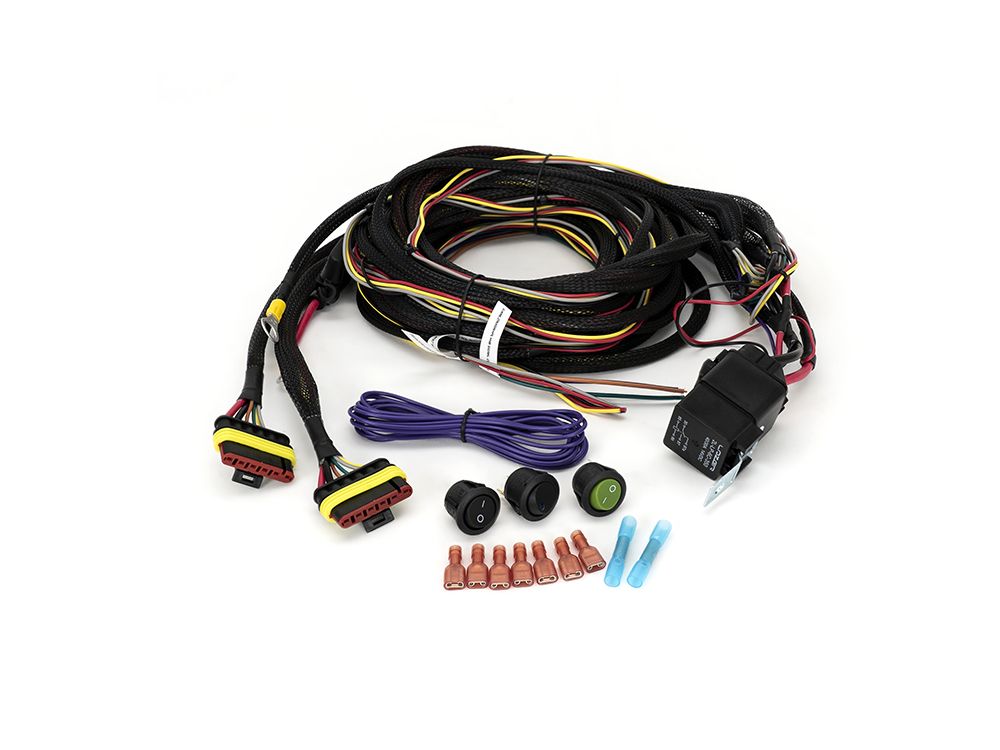 Lazer wiring harness for two Beacon lights