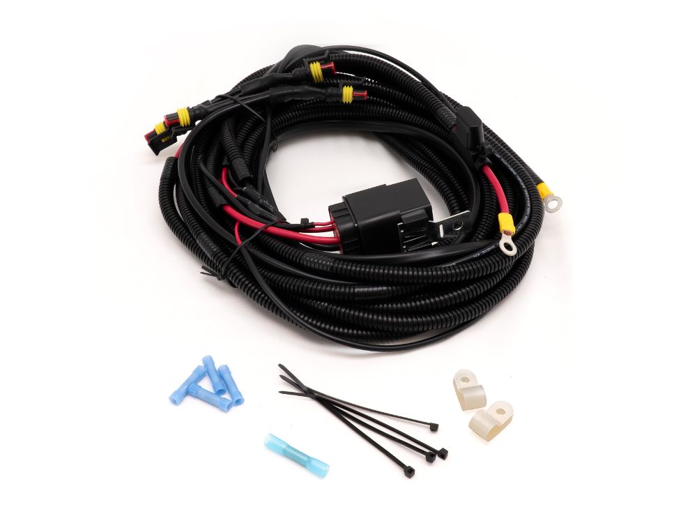 Lazer wiring harness for four lights