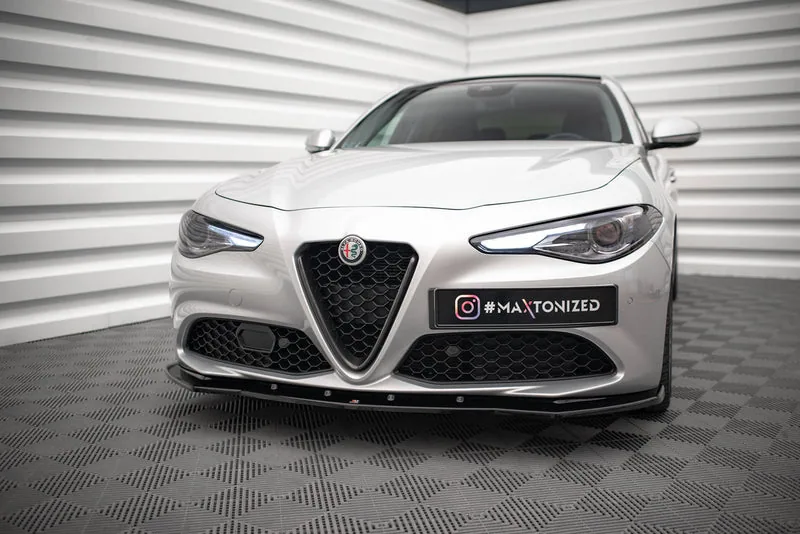 Передний сплиттер V.1 — Alfa Romeo Giulia Sport
