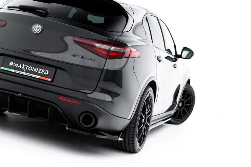 Задние боковые сплиттеры V.2 — Alfa Romeo Stelvio Mk1 (2016–2022)