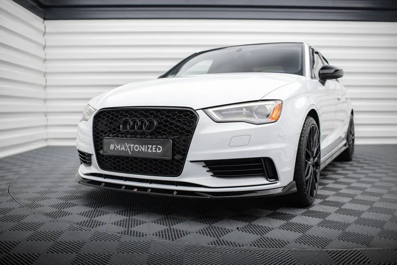 Передний сплиттер V.1 — Audi A3 Sedan 8V (2013–2016)