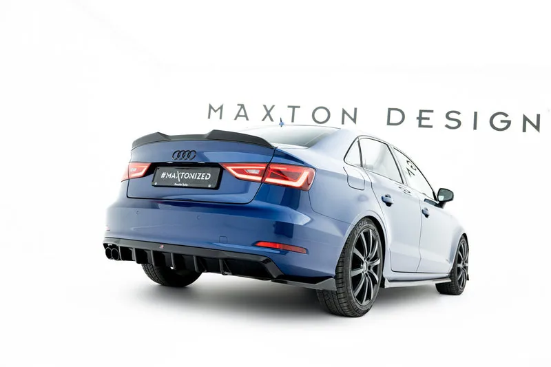 Задний диффузор — Audi A3 Sedan 8V (Version with dual Exhaust tips on one side) (2013–2016)