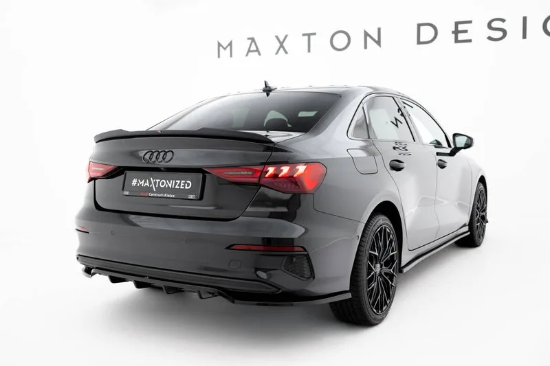 Задний сплиттер с вертикальными рёбрами — Audi A3 Sedan 8Y (2020–)