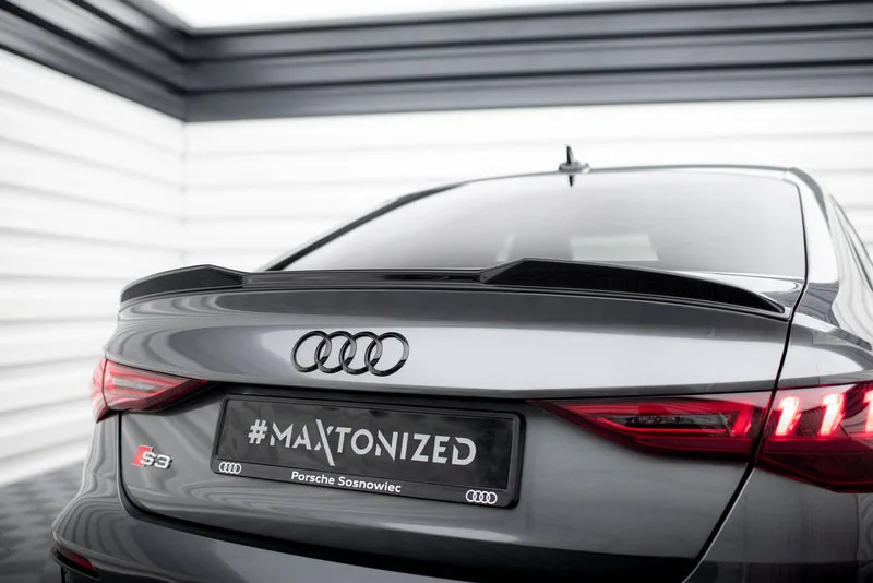 Spoiler cap 3D — Audi A3 / A3 S-Line / S3 / RS3 Sedan 8Y (2020–)