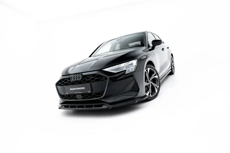Передний сплиттер V.1 — Audi A3 Sedan 8Y Facelift