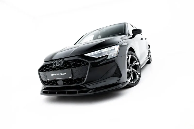 Передний сплиттер V.2 — Audi A3 Sedan 8Y Facelift
