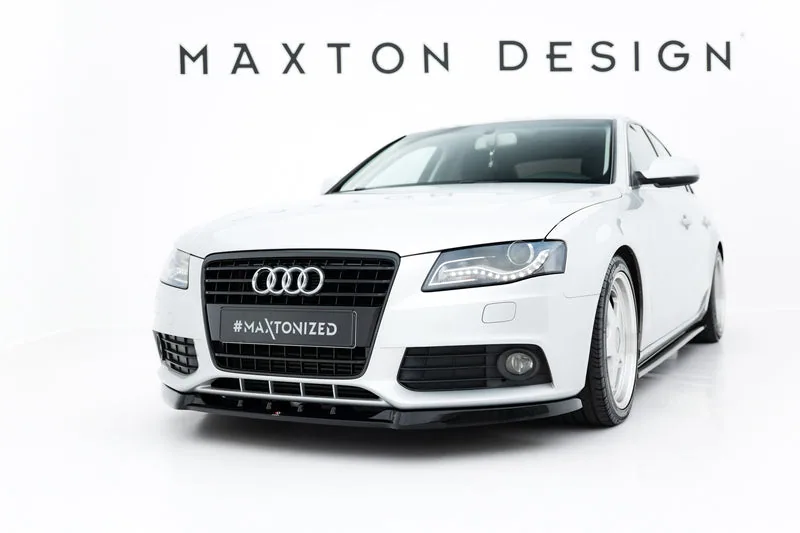 Передний сплиттер V.1 — Audi A4 Sedan / Avant B8 (2007–2011)