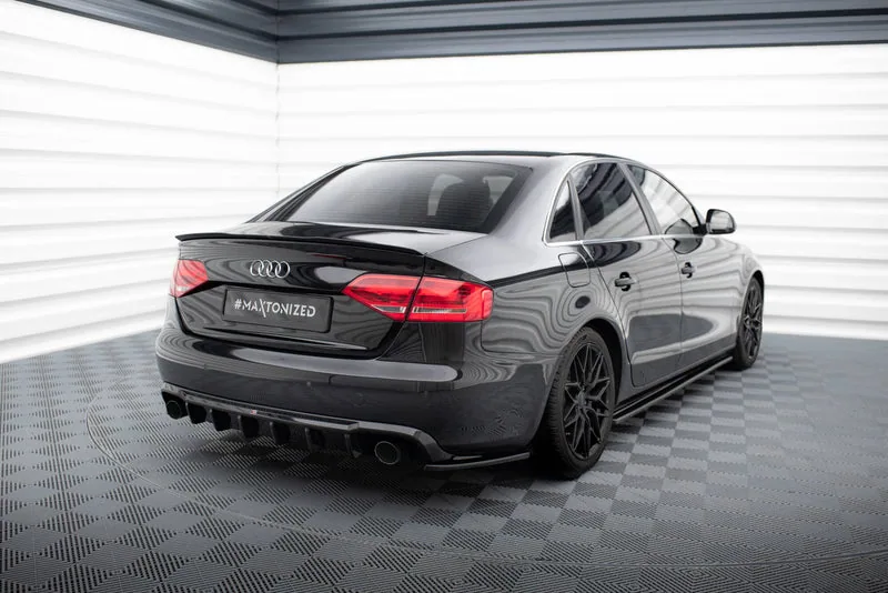 Rear valance — Audi A4 B8 (Version with single Exhausts on two sides) (2007–2011)