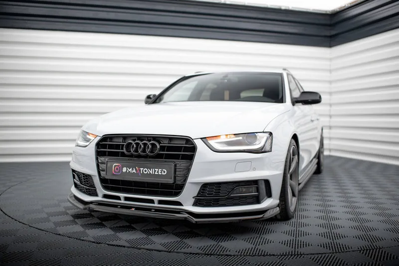Front splitter V.2 — Audi A4 Competition B8 Facelift (2011–2015)