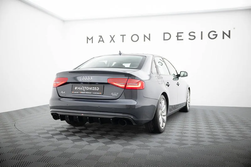Задний диффузор — Audi A4 B8 Facelift (Version with single Exhausts on both sides) (2011–2015)