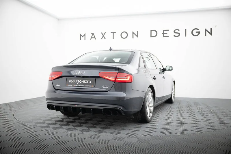 Tagumine difuusor — Audi A4 B8 Facelift (Version with dual Exhausts on both sides) (2011–2015)