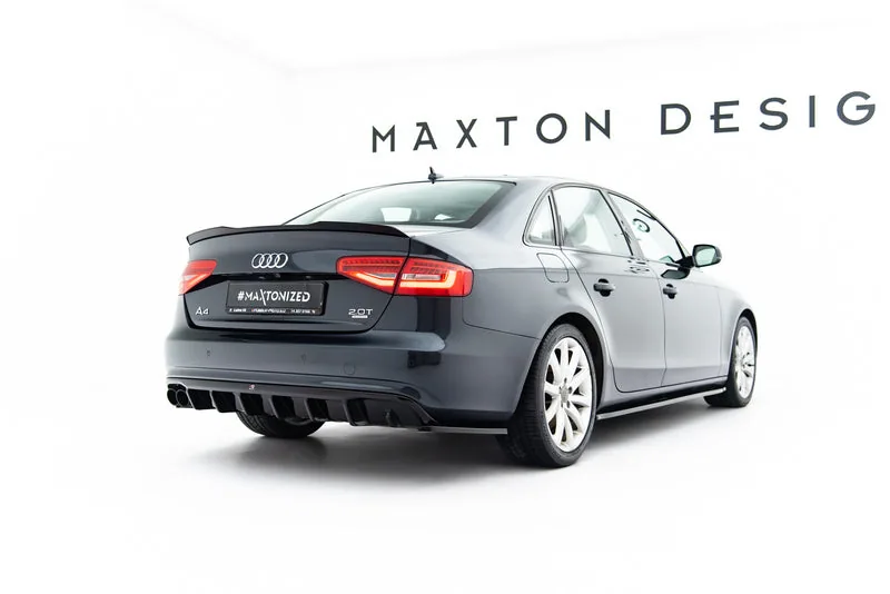 Tagumine difuusor — Audi A4 B8 Facelift (Single side dual Exhaust version) (2011–2015)
