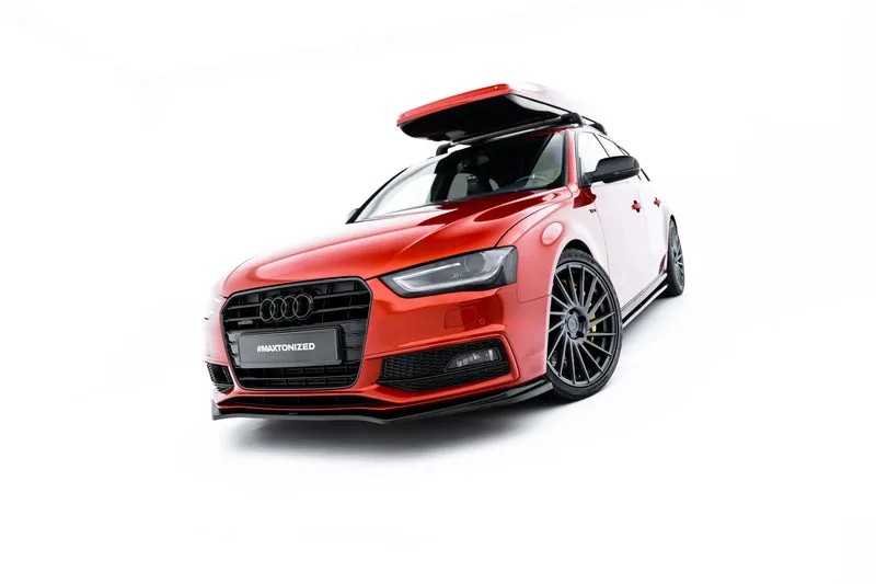 Передний сплиттер V.4 — Audi A4 S-Line / S4 B8 Facelift (2011–2015)