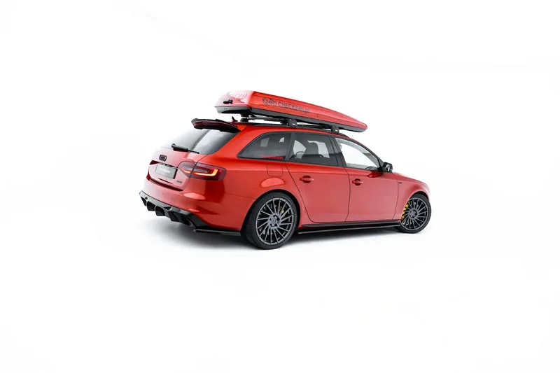 Накладки на пороги V.2 — Audi A4 / A4 S-Line / S4 B8 (2007–2015)