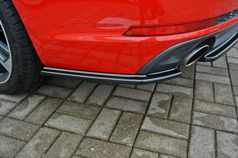 Rear side splitters — Audi A4 B9 S-Line (2016–2019)