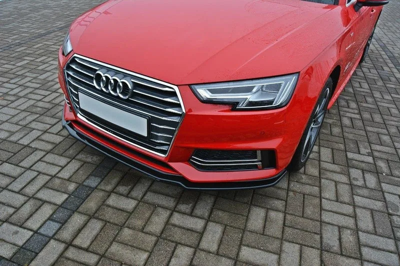 Передний сплиттер V.1 — Audi S4 / A4 S-Line B9 (2016–2019)