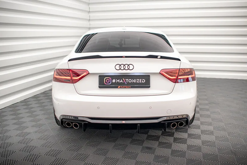 Tagumine difuusor — Audi A5 Sportback 8T Facelift (Version with dual Exhausts on both sides) (2011–2016)