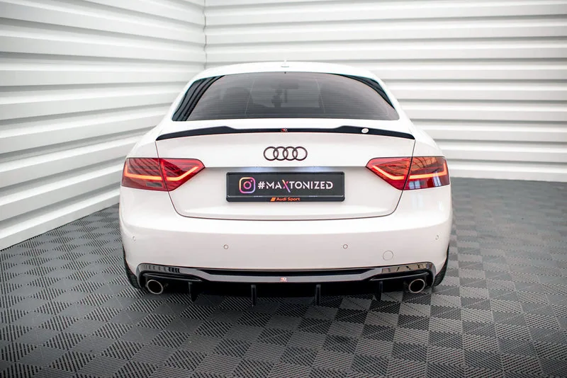 Tagumine difuusor — Audi A5 Coupe 8T Facelift (Version with single Exhausts on both sides) (2011–2016)