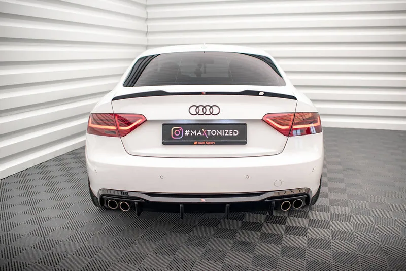 Rear valance — Audi A5 Coupe 8T Facelift (Version with dual Exhausts on both sides) (2011–2016)