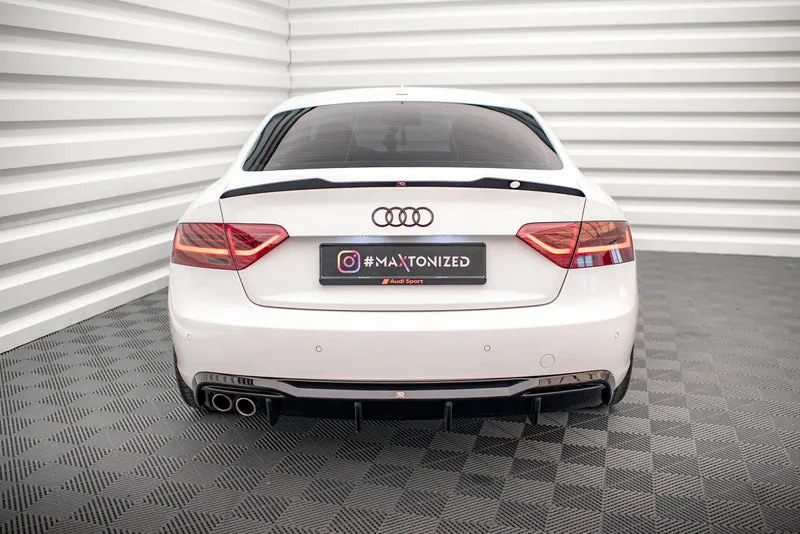 Tagumine difuusor — Audi A5 Coupe 8T Facelift (Version with dual Exhausts on one side) (2011–2016)