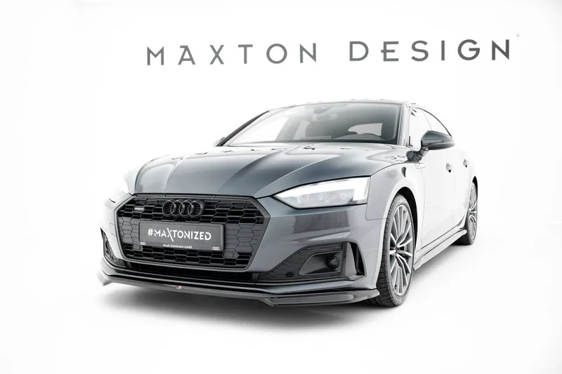Передний сплиттер V.1 — Audi A5 F5 Facelift (2019–)