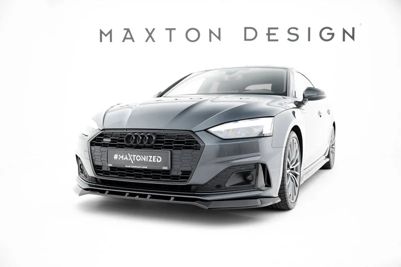 Передний сплиттер V.2 — Audi A5 F5 Facelift (2019–)