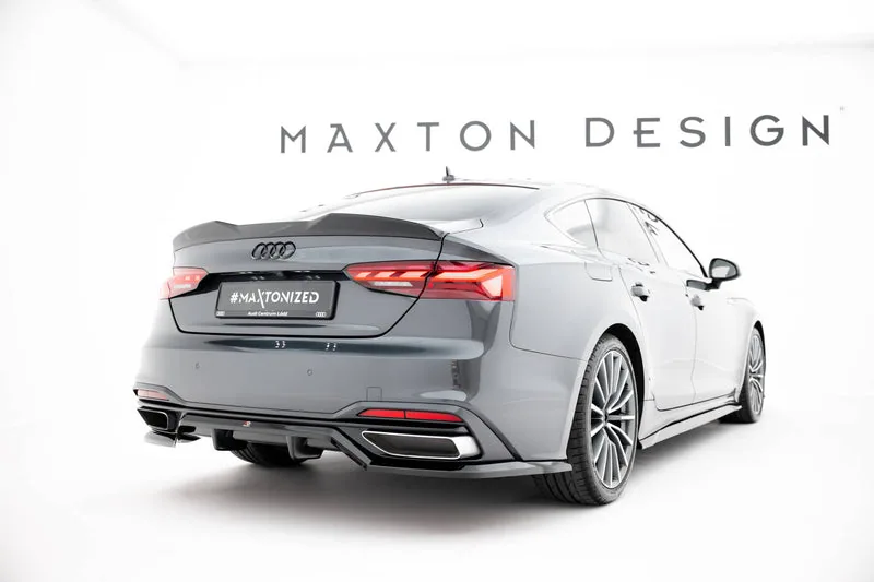 Задний сплиттер с вертикальными рёбрами — Audi A5 F5 Facelift (2019–)