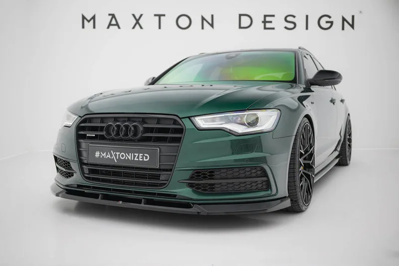 Передний сплиттер V.3 — Audi A6 S-line / S6 C7 (2011–2014)