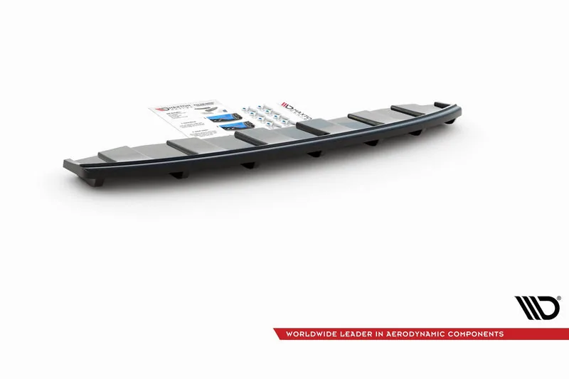 Tagasplitter — Audi A6 C7 S-LINE AVANT Exhaust 2x1 (with vertical bars) (2011–2014)