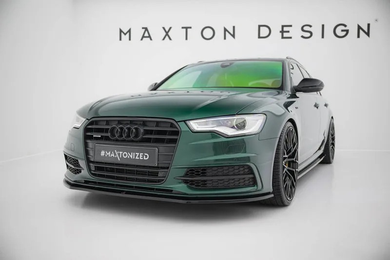 Передний сплиттер V.1 — Audi S6 / A6 S-Line C7 (2011–2014)