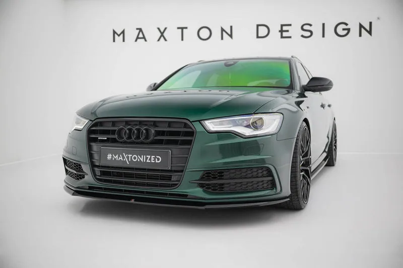 Передний сплиттер V.2 — Audi S6 / A6 S-Line C7 (2011–2014)