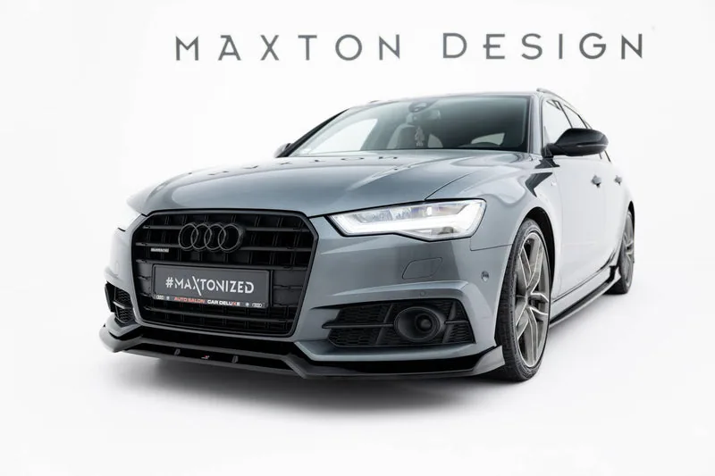 Front splitter V.3 — Audi A6 / A6 C7 S-line/ S6 C7 Facelift (2014–2017)