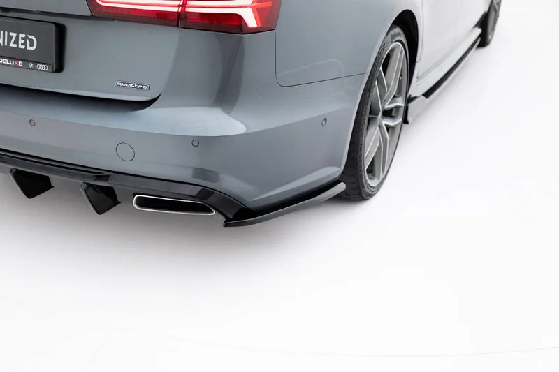 Задние боковые сплиттеры V.3 — Audi S6 / A6 S-Line / A6 C7 Facelift (2014–2017)