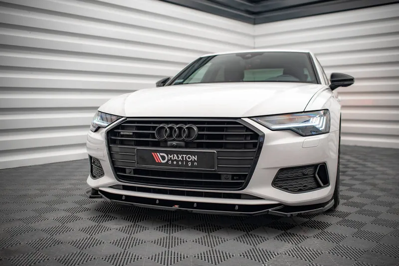 Передний сплиттер V.1 — Audi A6 C8 (2018–2023)
