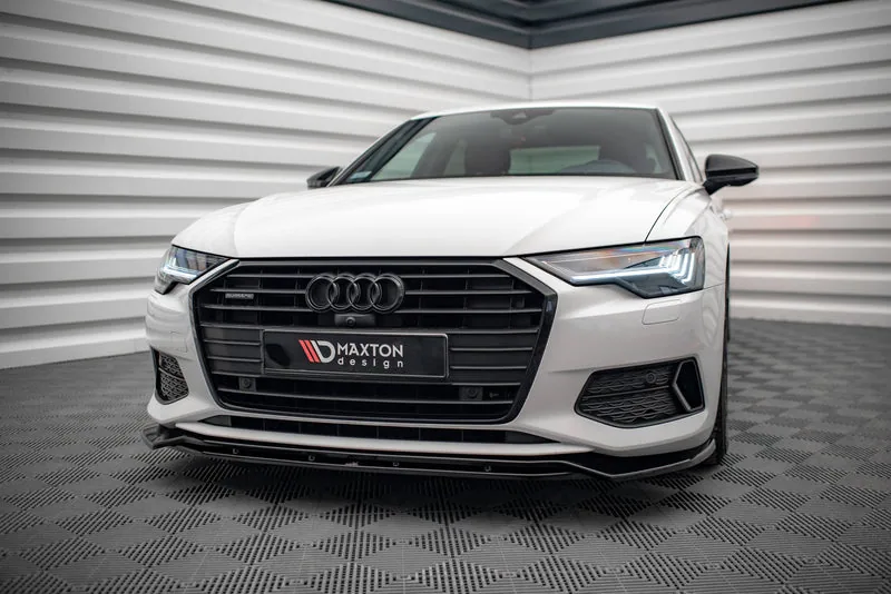 Передний сплиттер V.3 — Audi A6 C8 (2018–2023)