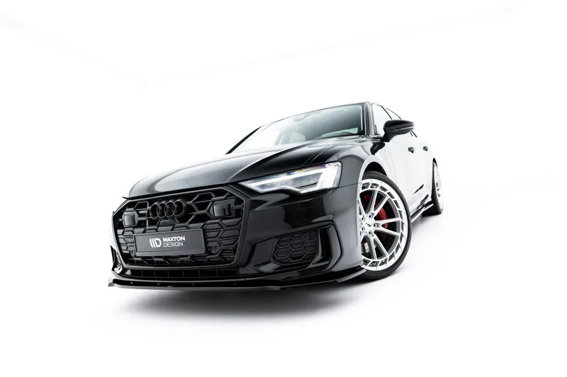 Передний сплиттер V.2 — Audi A6 S-Line / S6 C8 / C8 Facelift (2018–)
