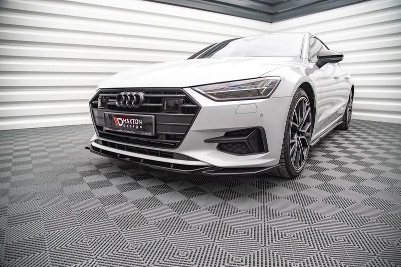 Передний сплиттер V.1 — Audi A7 C8 (2018–)