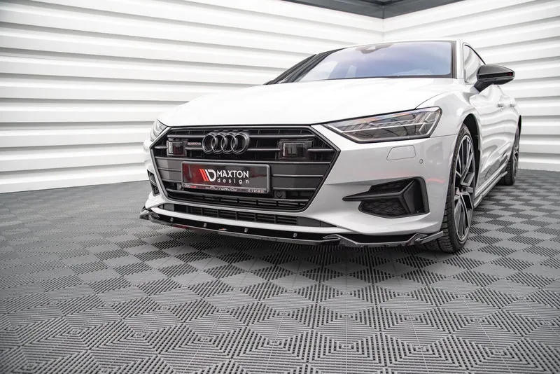 Передний сплиттер V.2 — Audi A7 C8 (2018–)