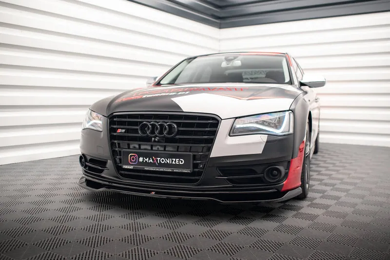Передний сплиттер V.1 — Audi S8 D4 (2012–2015)