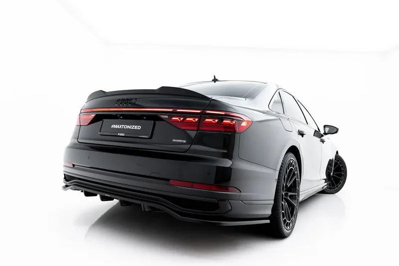 Rear splitter with vertical bars — Audi A8 S-Line Long D5 Facelift