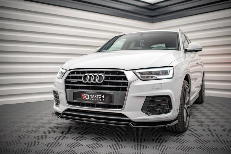 Передний сплиттер V.2 — Audi Q3 Sport 8U Facelift (2014–2018)